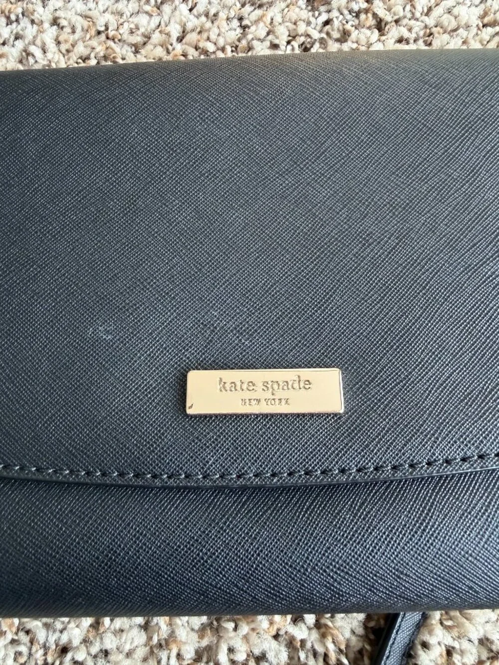Kate Spade Laurel Way Greer Convertible Crossbody Purse in Black